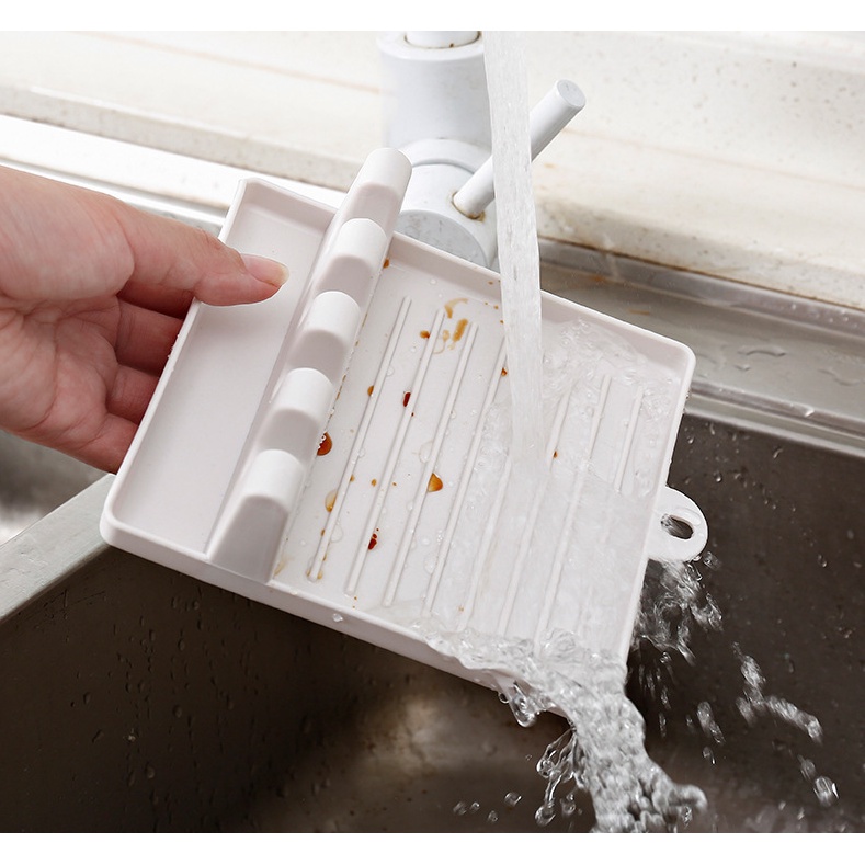 Giá Đỡ Để Gác Vung Nồi Xoong, Để Dao Thớt Muôi Thìa Đũa Tiện Dụng - Đồ Gia Dụng Nhà Bếp Thông Minh