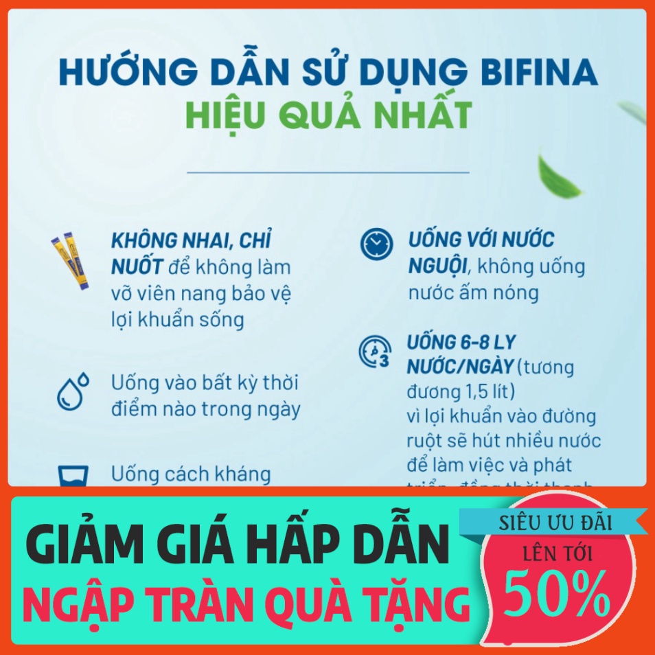 SIÊU GIẢM GIÁ Men tiêu hóa sống BIFINA NHẬT BẢN,loại S60 gói cho cho trẻ em, người lớn, bà bầu, táo bón,tiêu chảy,đầy hơ