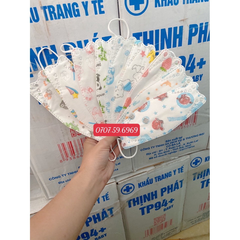 [ SET 50 CÁI ] Khẩu trang KF94 cho trẻ em chính hãng. T&amp;T - Lộc Phát - Thịnh Phát