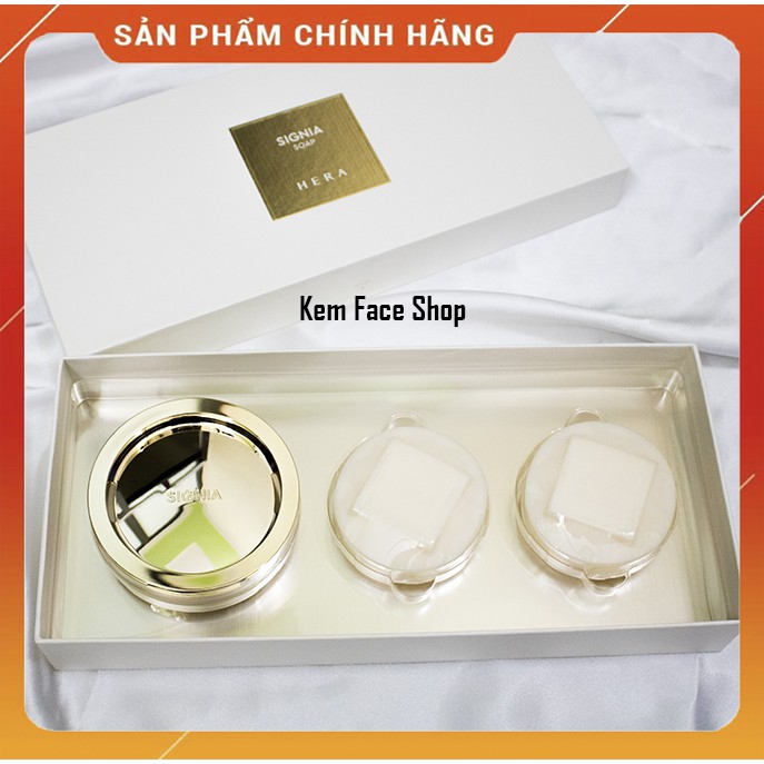 Set Xà phòng rửa mặt và tắm hera singnia nước hoa VIP