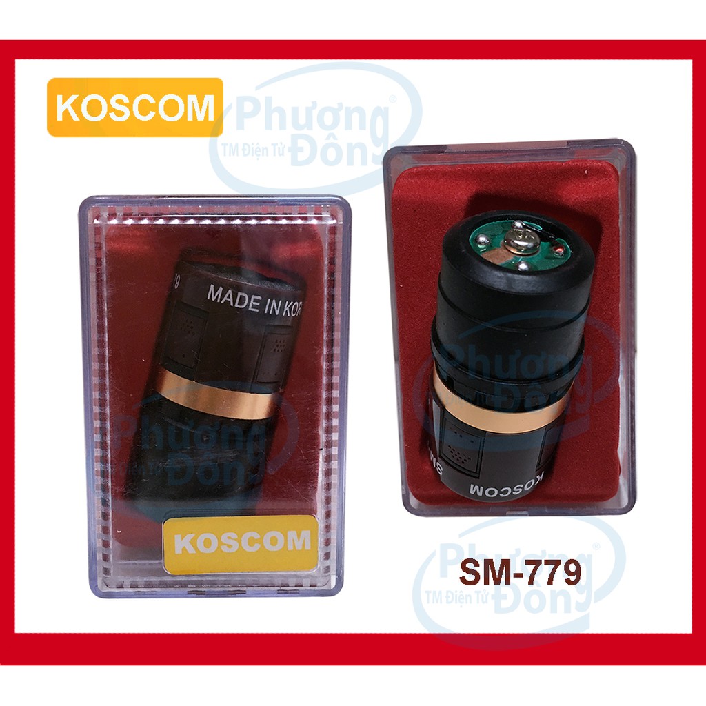 Củ micro KOSCOM SM-779 Made in KOREA bộ lọc cực tốt chất âm rất sáng