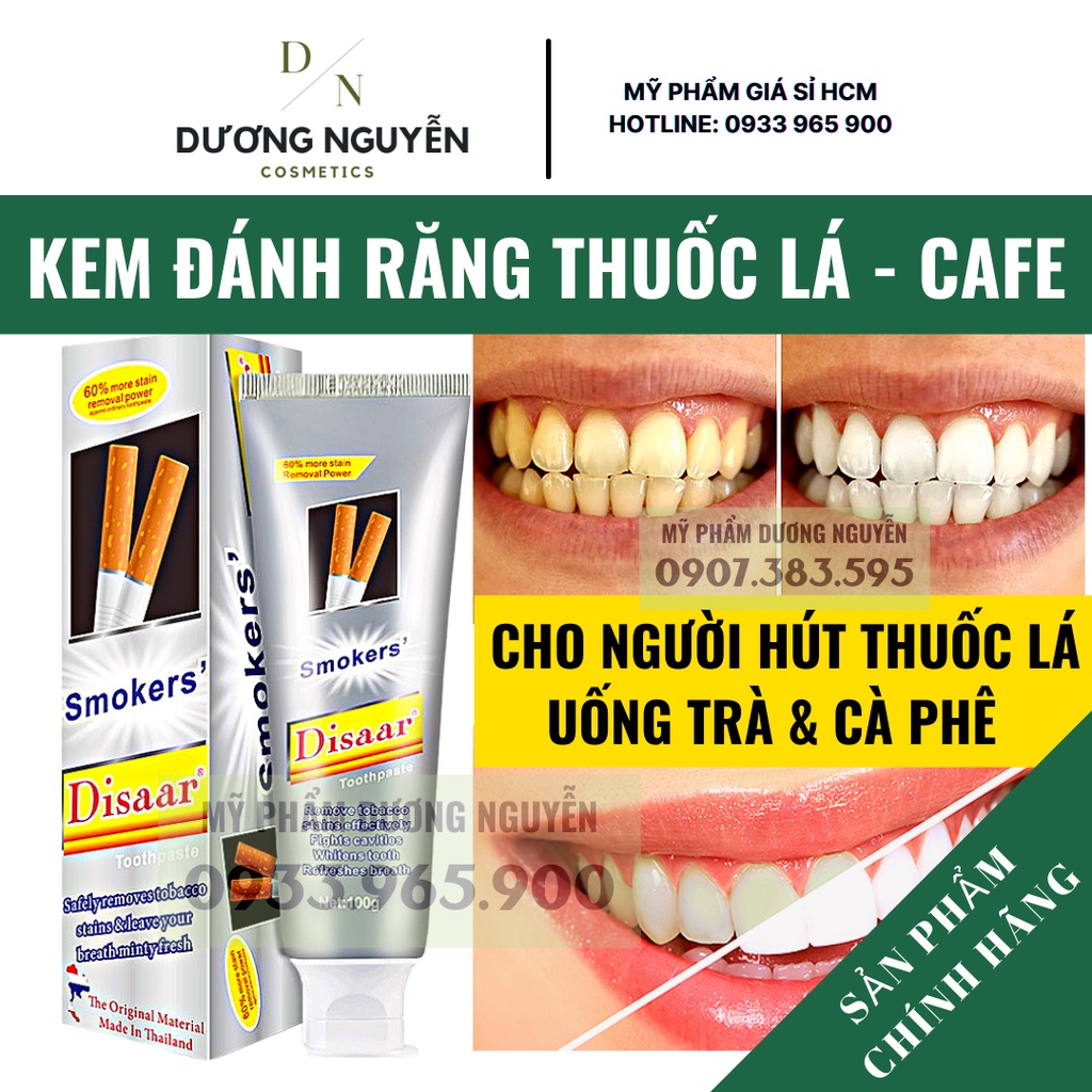 Kem Đánh Răng Cho Người Hút Thuốc Lá Disaar 100gr