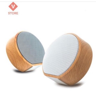 Loa buetooth Mini vân gỗ âm cực hay