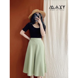Áo thun cổ thuyền ôm body saemless tee Maxy Workshop