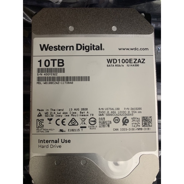 Ổ cứng Western Digital 10TB hàng hãng lắp Camera hoặc Sử dụng cho PC