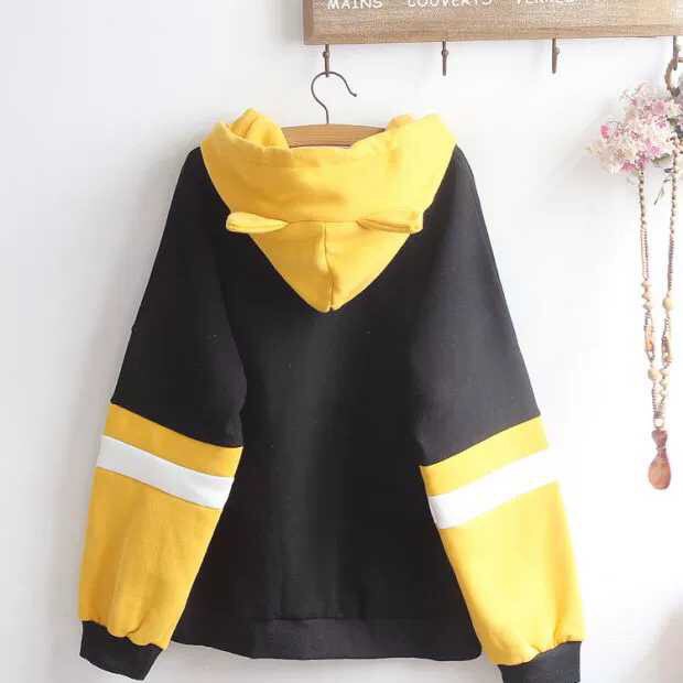 Áo Hoodie Phối Màu Cực kute, chống nằng, giữ ấm cơ thể, chất vải dày dặn | BigBuy360 - bigbuy360.vn