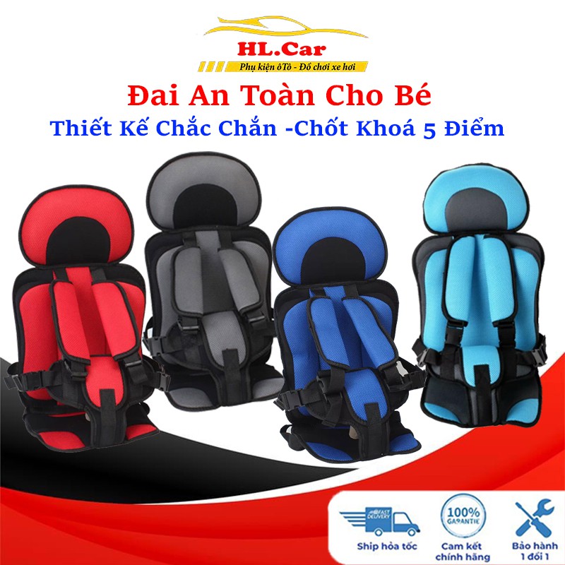 Ghế Ngồi Ô Tô Cho Bé Phù Hợp Trẻ 9 Tháng Đến 4 Tuổi , Đai Ngồi Ô Tô Cho Bé Tiện Dụng