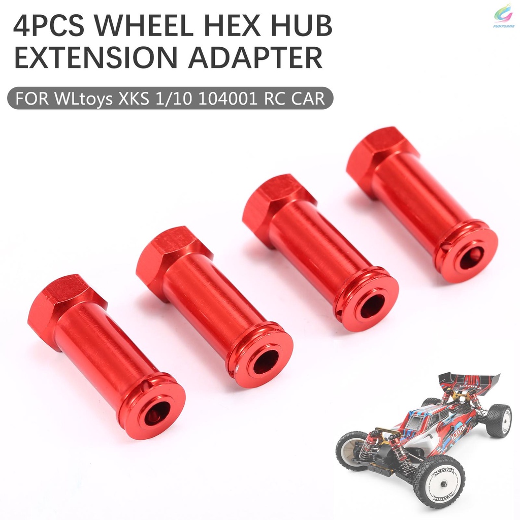 4 Trục Nối Dài Bằng Hợp Kim Nhôm Cho Bánh Xe Điều Khiển Từ Xa Wltoys 104001 1 / 10