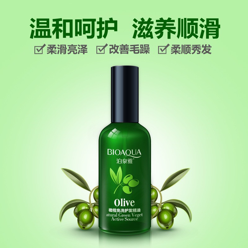 Tinh Dầu Olive Dưỡng Tóc BioAqua Sử Dụng Tiện Lợi Giúp Nuôi Dưỡng Mái Tóc Mêm Mượt, Bồng Bềnh