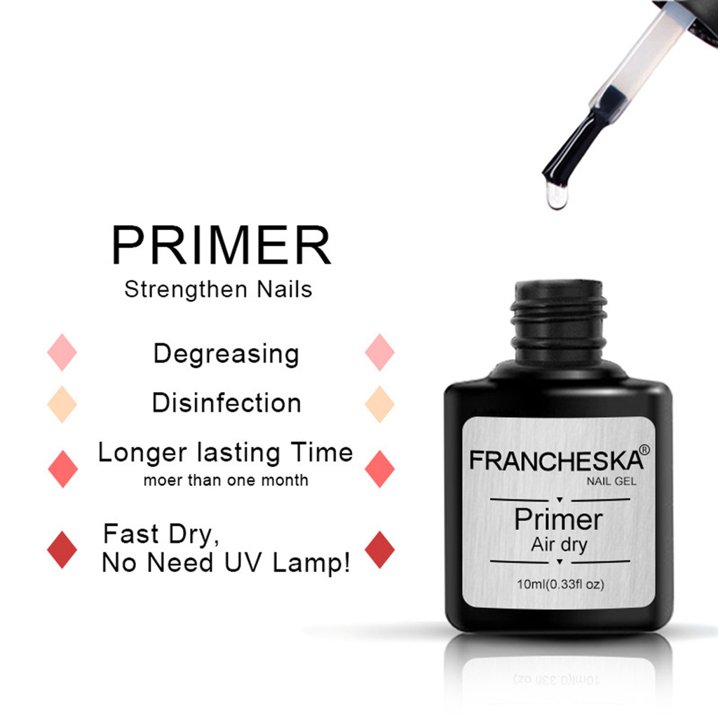 [Hàng mới về] Gel sơn lót móng tay mau khô chất lượng cao 10Ml