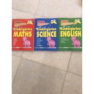 Bộ 300 KINDERGARTEN maths/English/Science