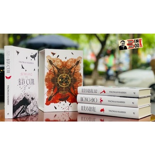 Sách – Boxset giới hạn 300 hộp, 4 tập bìa cứng Hannibal: Rồng đỏ, Sự im lặng của bầy cừu, Hannibal, Hannibal trỗi dậy