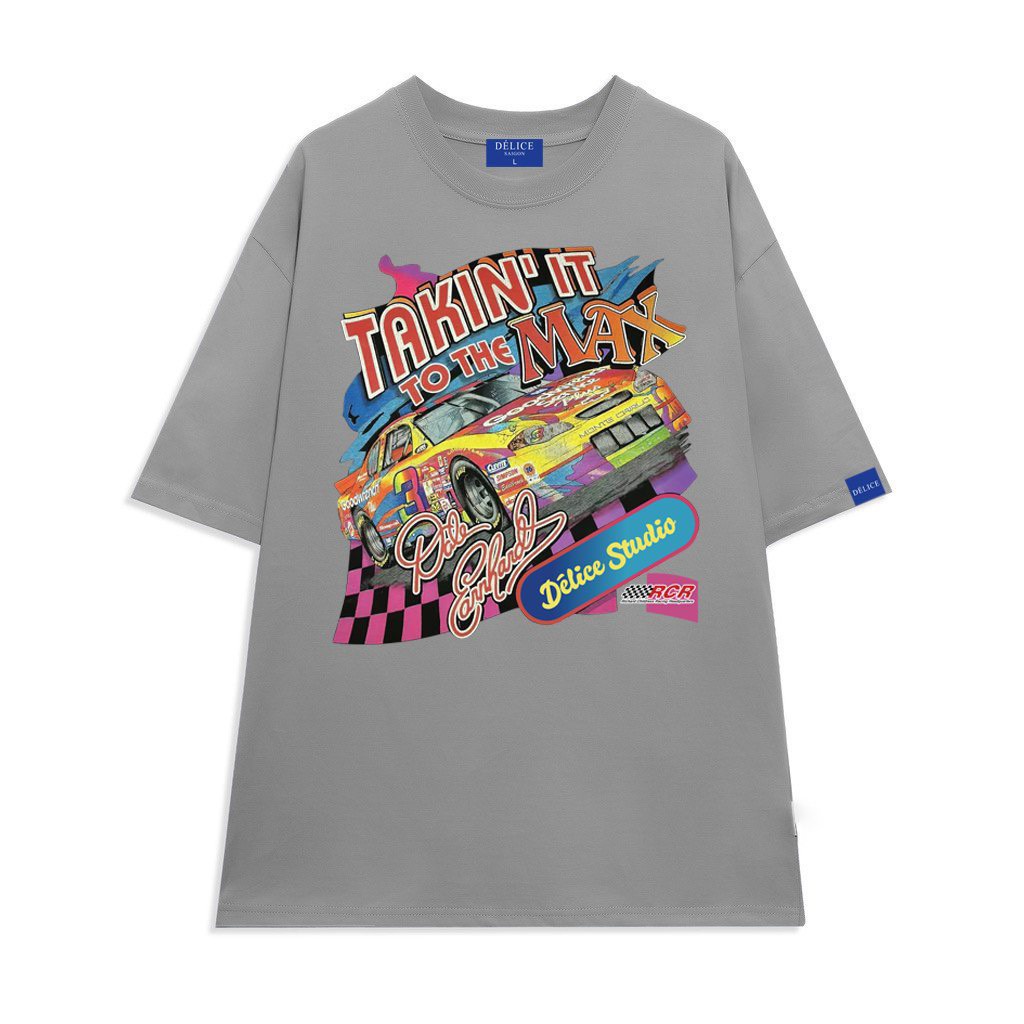 [ Full Box + Tag ] Áo thun phông Unisex cotton 100% form rộng tay ngắn TAKIN IT TO THE MAX