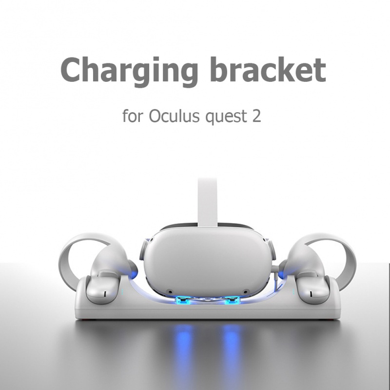 VR Charging Bracket for Oculus Quest 2 VR Headset Controller Fast Charging Dock magnetic Stand Set  for Quest 2