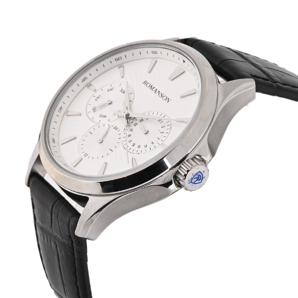 Đồng hồ Romanson Men Watch TL4222FMWWH nam máy Thụy Sĩ chống nước, mặt kính chống xước, dây thép cao cấp chính hãng