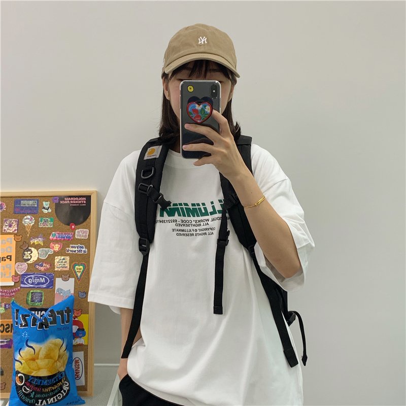 Áo phông basic đơn giản Tay Lỡ form rộng Nam Nữ Filluminate 669 unisex