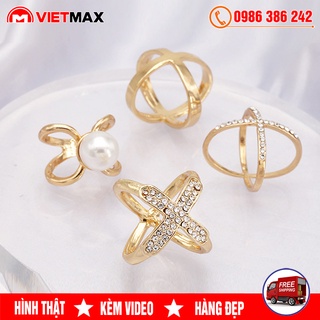 Nút thắt khăn choàng, kẹp thắt khăn tạo dáng nơ thời trang sang chảnh