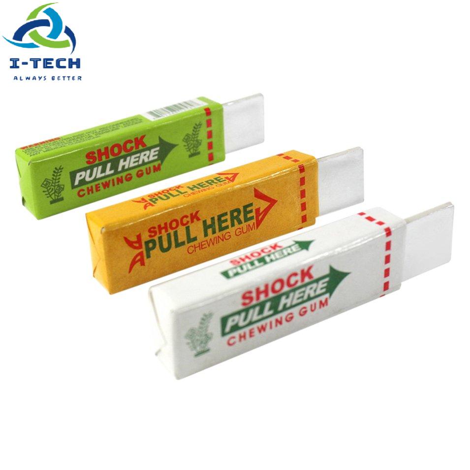 ⚡Khuyến mại⚡Fashionable Unique Fantastic Safety Trick Joke Funny Toys Electric Shock Shocking Chewing Gum Pull Out Head  for Gifts