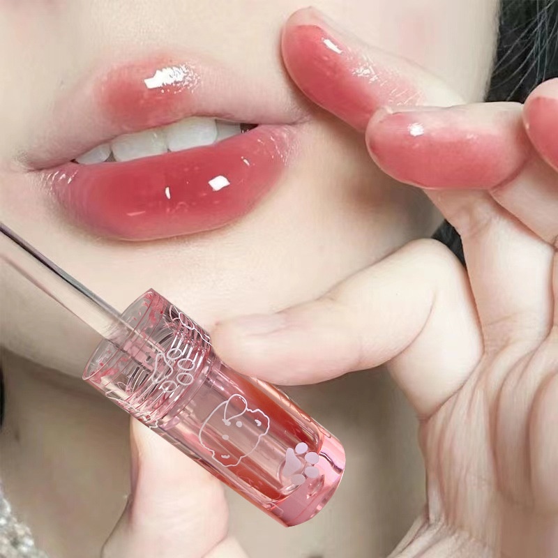 Son môi nội địa trung Son Môi TikTok Chất Nhung Lì Màu Trơn Có Độ Bóng Cao