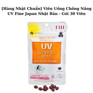 [Date 01/07/2024] Viên Uống Chống Nắng UV Fine Japan Nhật Bản - Gói 30 Viên
