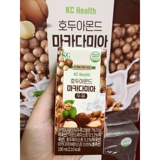 Sữa hạt Macca hạnh nhân óc chó Hàn Quốc ( 16 hộp x 190ml )