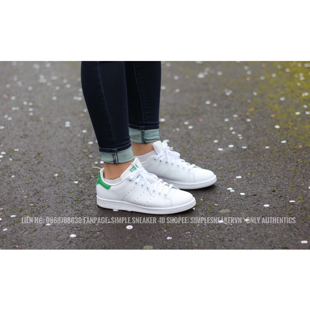 Giày Adidas Stan Smith Chính Hãng FREESHIP Adidas Stan Smith Green - Giày Sneaker Thể Thao Nam Nữ Auth- Simple Sneaker