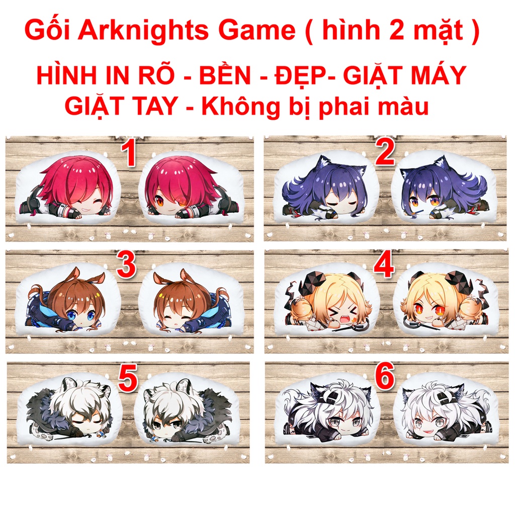 Gối Ôm- Gối ngủ ARknights Game ( Hình ảnh rõ nét - bền -đẹp) )