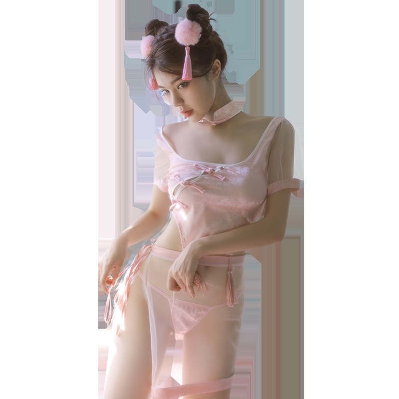 Coslay Cổ Trang Sườn Xám Sexy Cám Dỗ MS7062 [CWEAR.SEXY_ĐỒ NGỦ &amp; NỘI Y CAO CẤP]