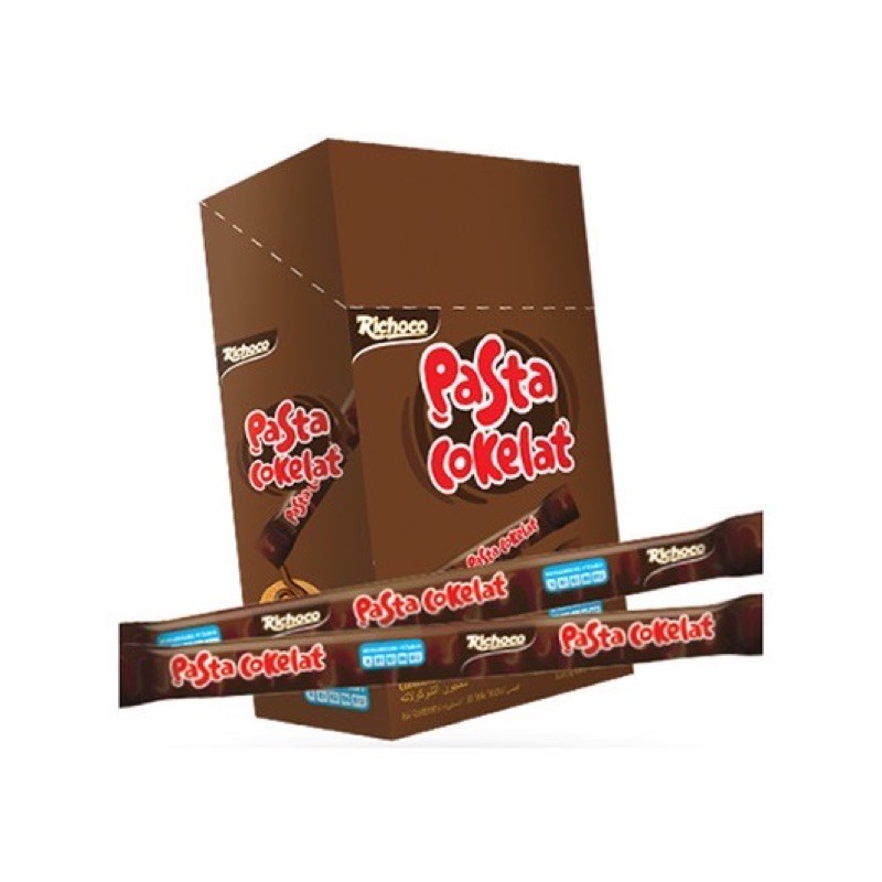 Kem Socola Richoco Pasta Cokelat Hộp 30 Que x8g