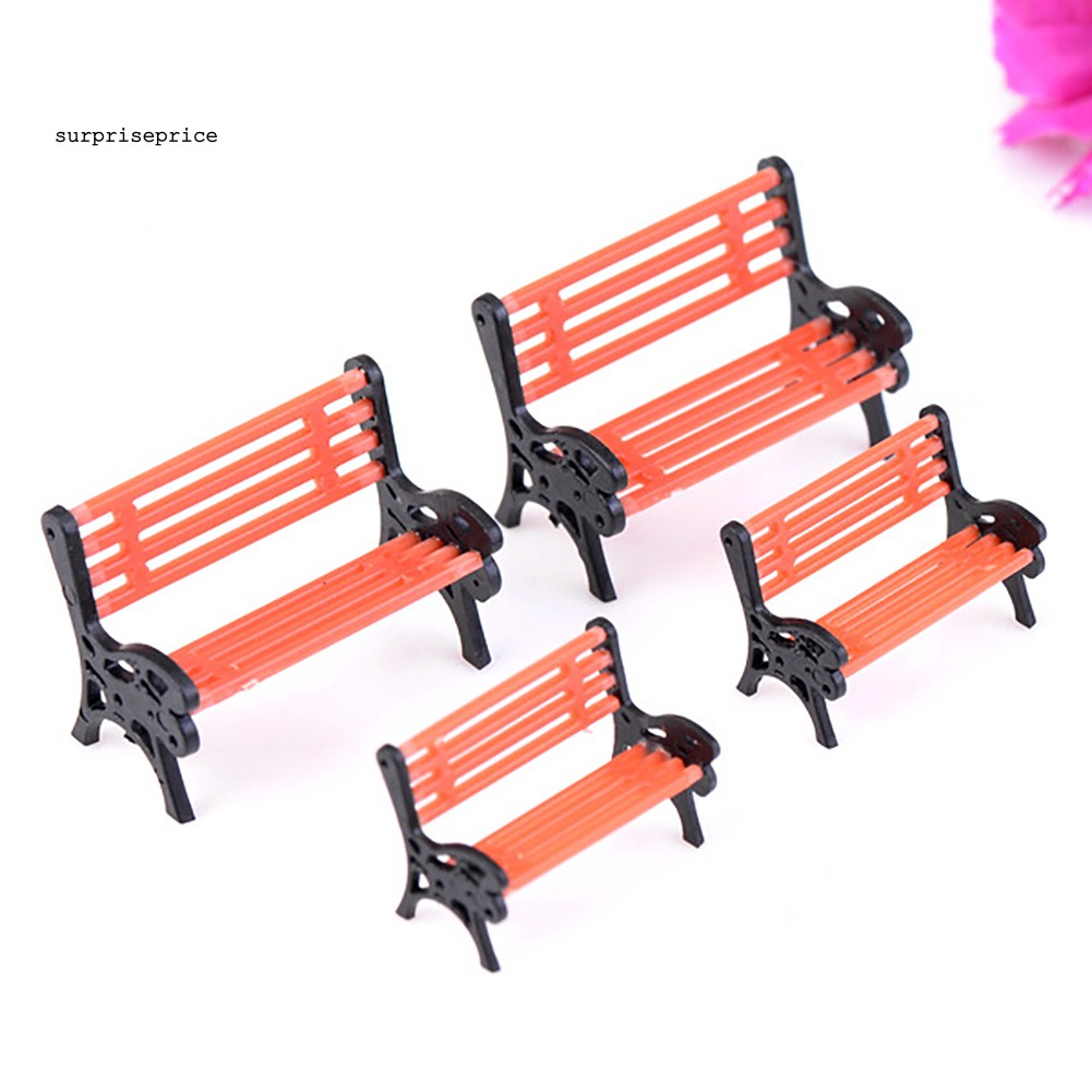 Mô hình ghế công viên bằng gỗ thiết kế sáng tạo