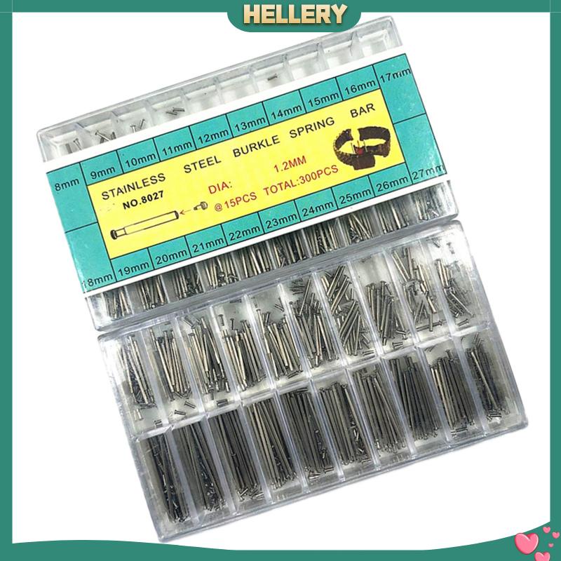 Set 300 Thanh Lò Xo Inox 8-27mm Chuyên Dụng Cho Sửa Chữa Đồng Hồ