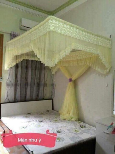 màn khung cung đình voan lạnh Cao cấp nhất(kèm theo khung)