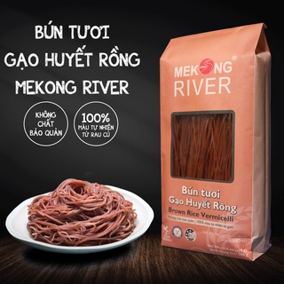 Bún tươi sấy khô gạo lứt huyết rồng mekong river đóng gói - 300g - ảnh sản phẩm 1