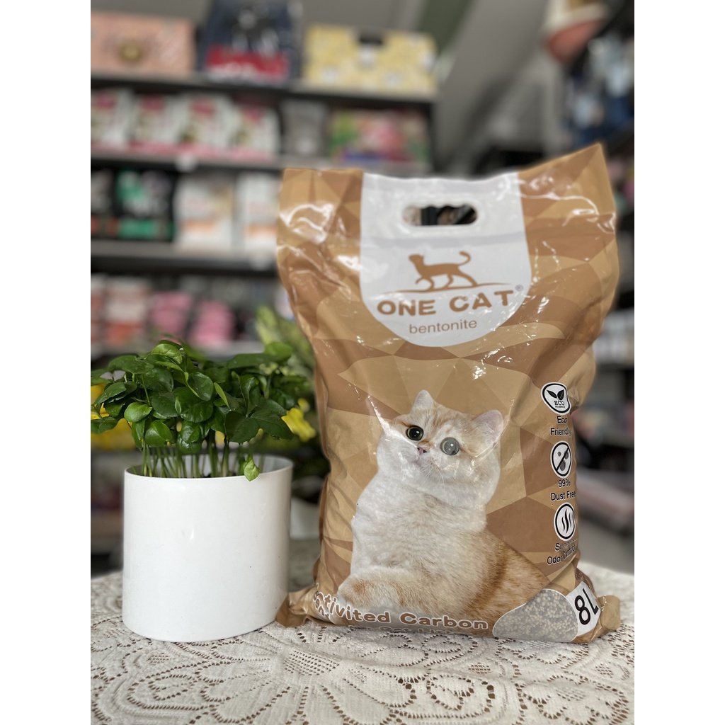 Cát vệ sinh mèo One Cat Litter 8L/ 4kg - mix than hoạt tính