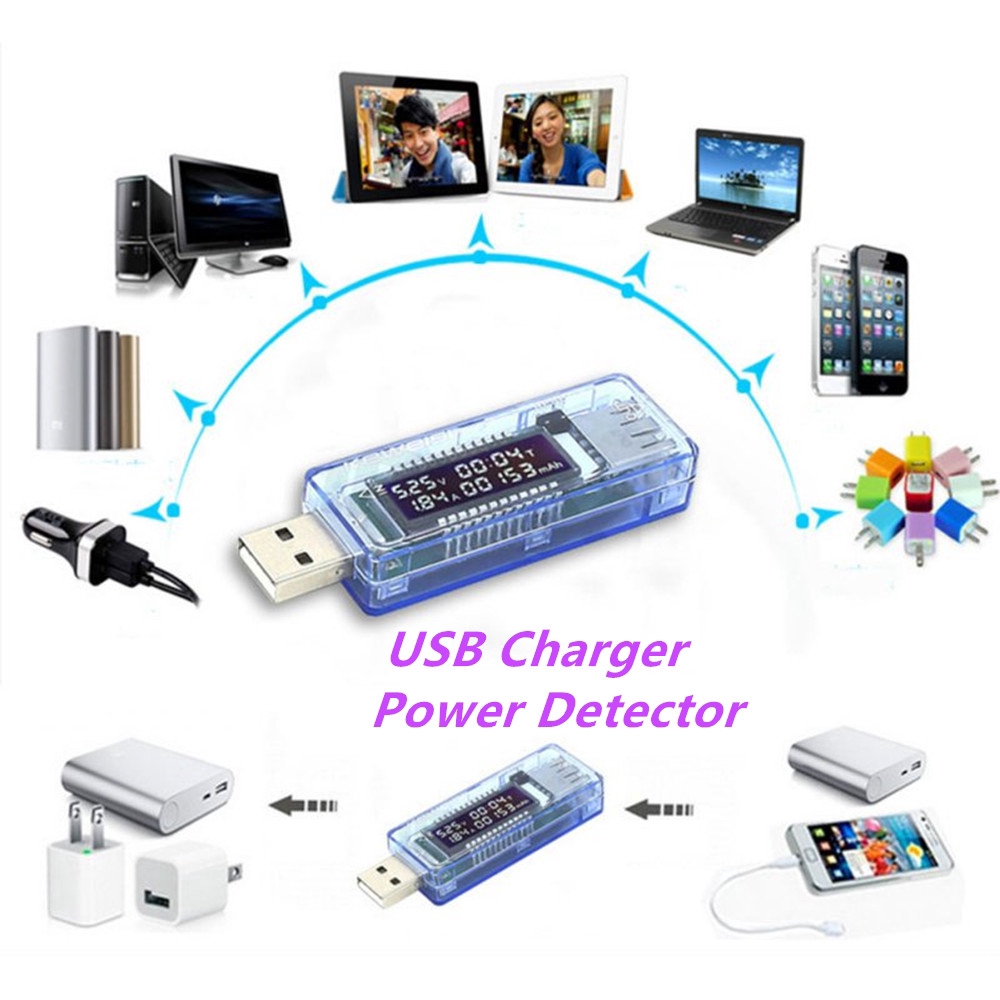 Bộ kiểm tra điện áp và dòng điện USB của bộ sạc dự phòng tiện lợi