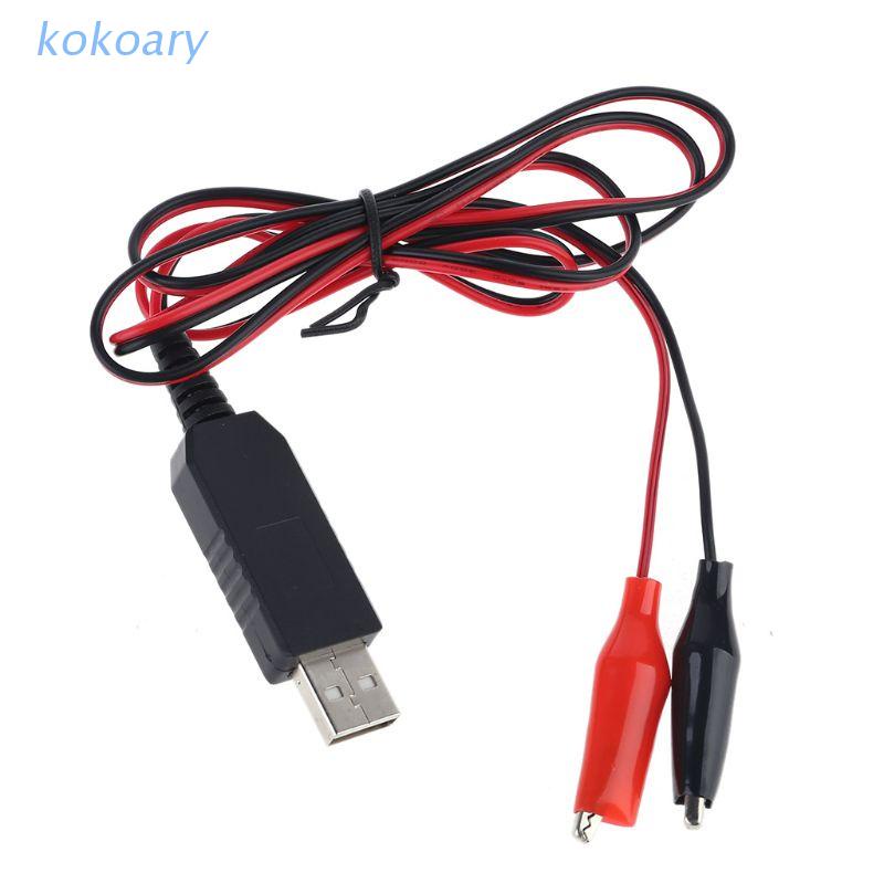 KOK AA Battery Eliminator Power Supply with USB to DC 3V Cable Replace 2x AA Battery