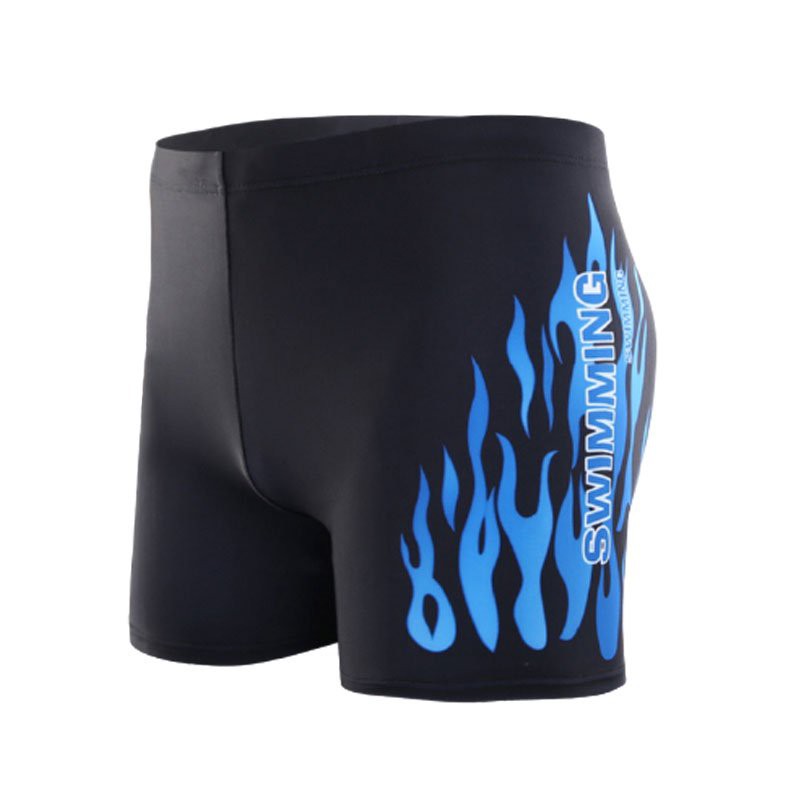 Quần Bơi Lửa Thun Phong Cách Thể Thao Co giãn Có Dây Điều Chỉnh Bay Hơi Nhanh Khô