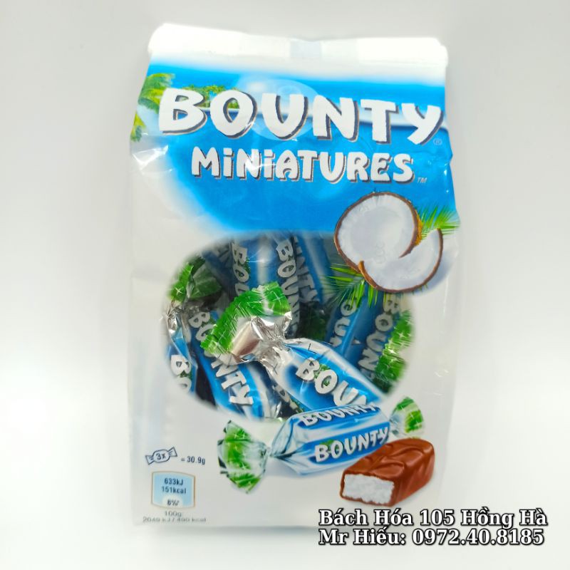 [T1/2023] Kẹo socola dừa Bounty gói 150g