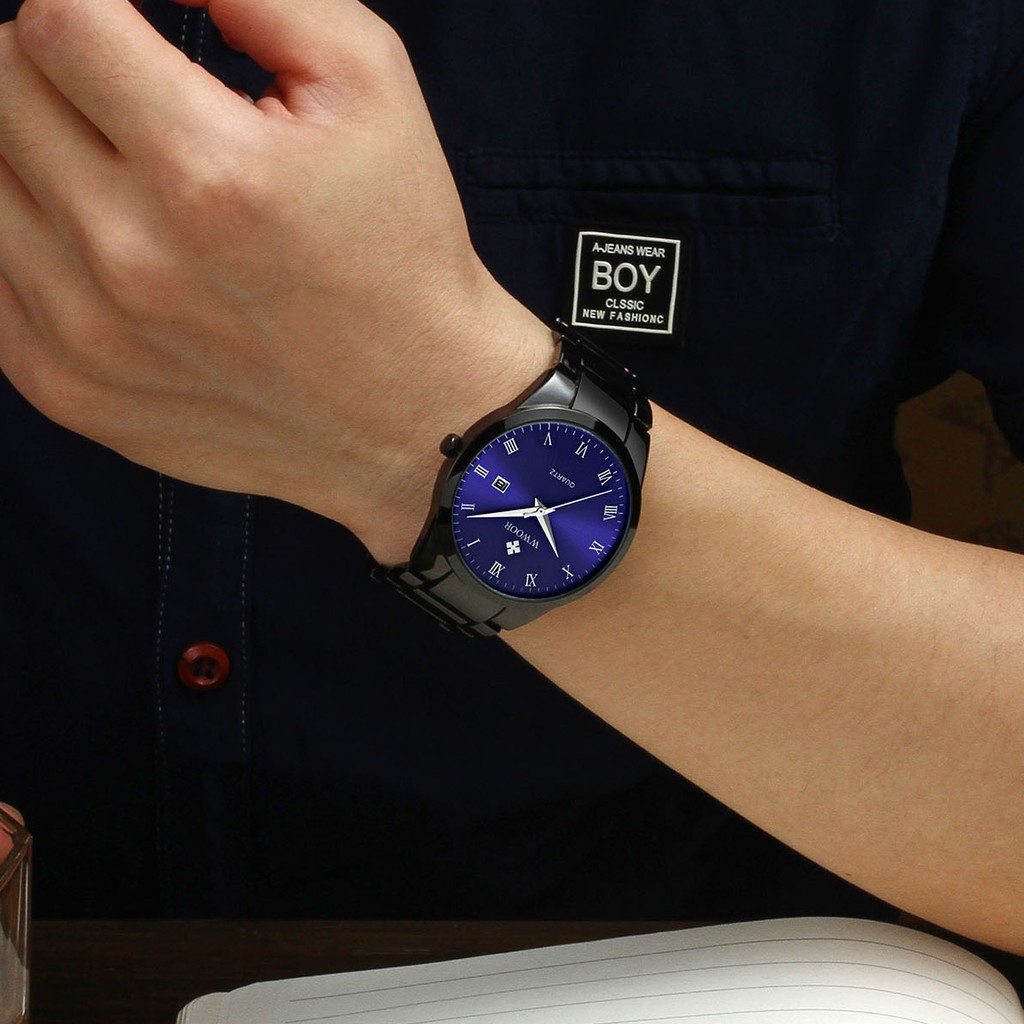 Đồng hồ Quartz WWOOR chống thấm nước kiểu dáng hợp thời trang có thể xem lịch 8830 | BigBuy360 - bigbuy360.vn