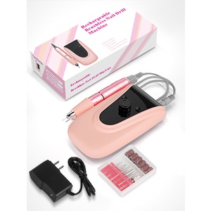 Máy Mài Móng Tay 101 35000RPM Mini Di Động Kèm Đầu Thay Thế Tiện Dụng