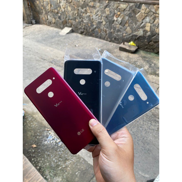 KÍNH LƯNG LG V40 ZIN CHUẨN KÈM RON XỊN