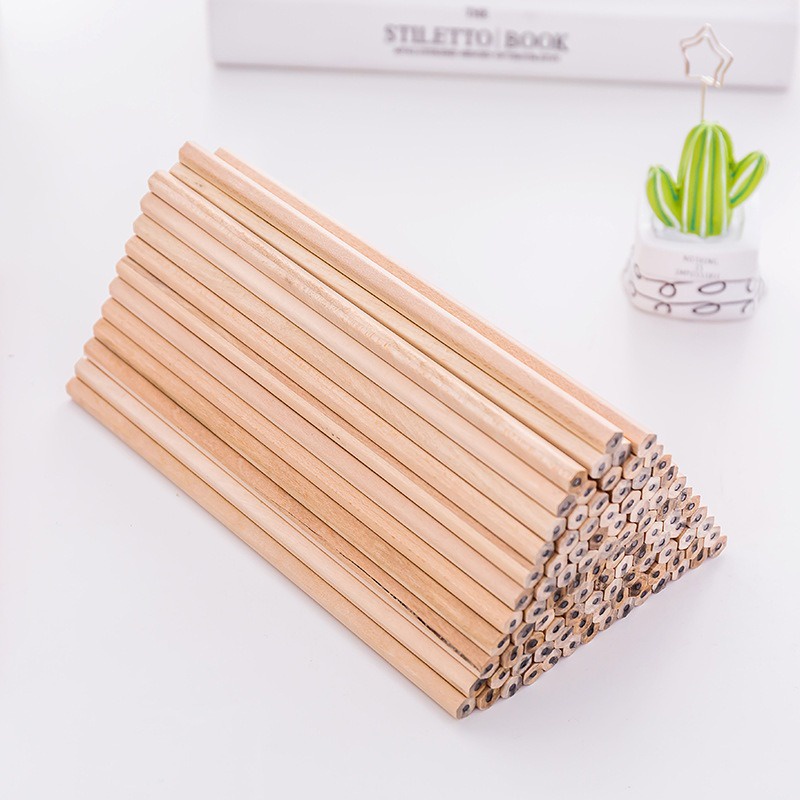 Bút chì lục giác 2B, bút chì gỗ NATURE WOOD dùng cho ghi chép, tô vẽ