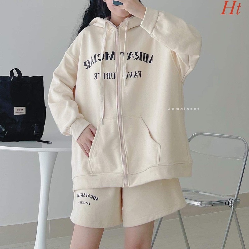 Bộ Mira áo khoác quần đùi H2B368