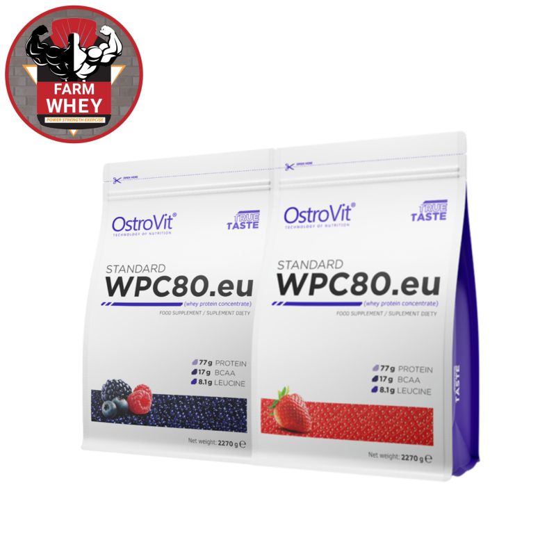 (HÀNG MỚI VỀ) Thực Phẩm Bổ Sung Tăng Cơ Ostrovit WPC80 Whey Protein Concentrate 2.27Kg