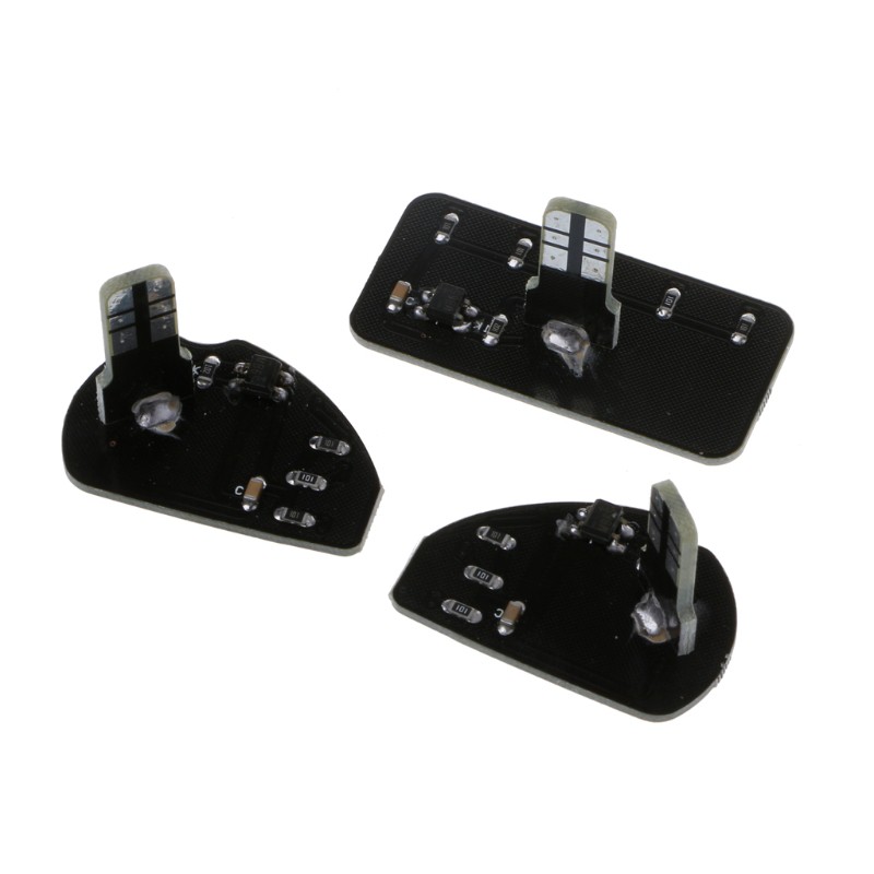 Set 3 đèn LED gắn nóc xe ô tô Ford ecosport Focus 2 MK2 2007 ~ 200LM