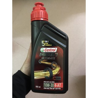Dầu nhớt xe máy Castrol Power 1 Ultimate Scooter 10w30 (800ml)