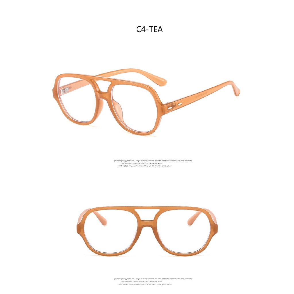 Mắt kính kim loại cầu kính kép thời trang bắt mắt