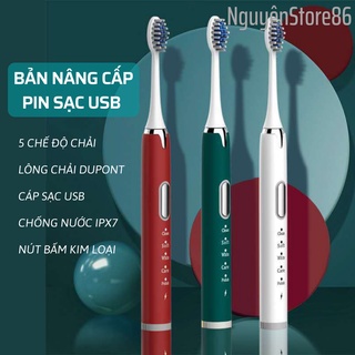 Bàn Chải Đánh Răng Điện Thông Minh Giá Rẻ-Bàn Chải Đánh Răng Điện Thông Minh Pin Sạc