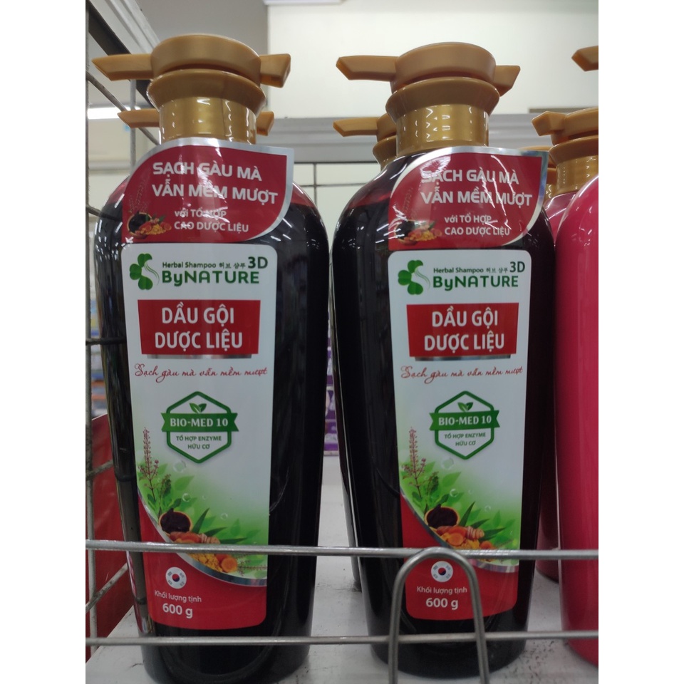 Dầu gội / dầu xả/ sữa tắm dược liệu BYNATURE BIO-MED10- chiết xuất từ thiên nhiên - có chứa enzym hữu cơ