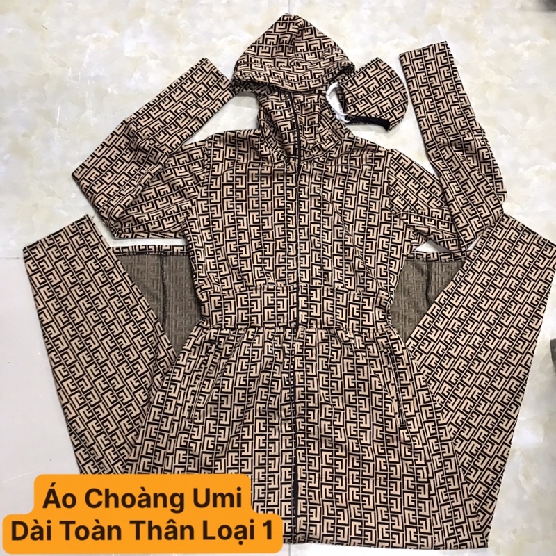 Áo choàng dài toàn thân umi loại 1 dày dặn chống tia Uv. #choangumi